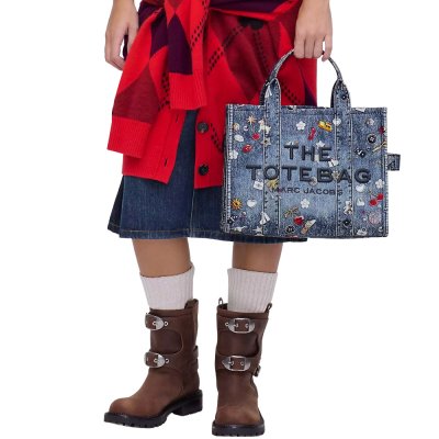 THE TROMPE L'OEIL TRINKET CANVAS MEDIUM TOTE BAG